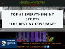 Tablet Screenshot of ajgsportstalk.com